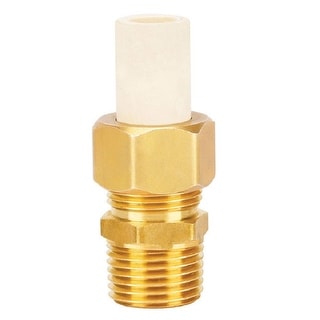 Homewerks Worldwide 544-12-12-B Transition Fitting, Brass, 100 Psi, 1/2 ...